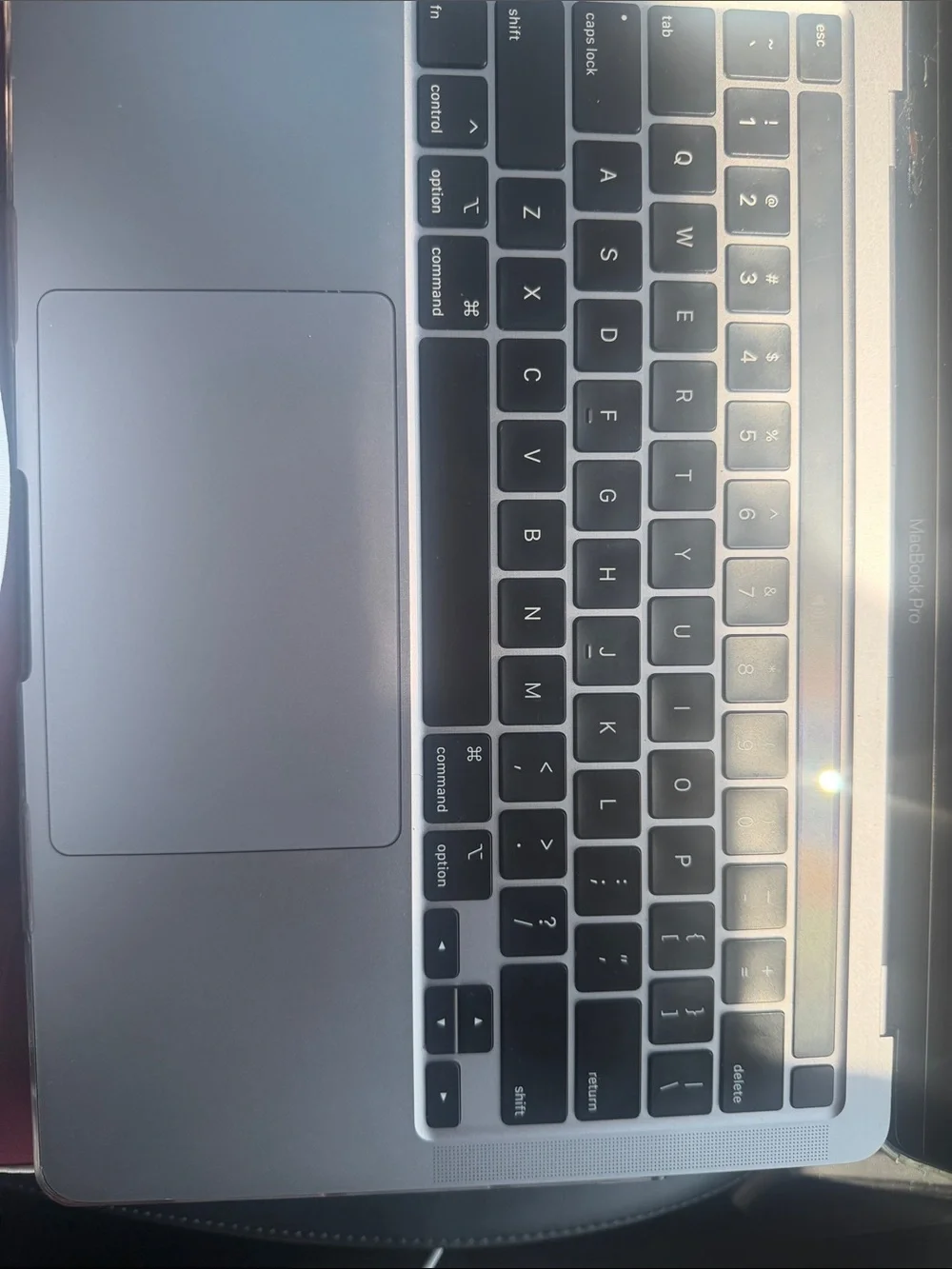 Apple Silver MacBook Laptop with Backlit Keyboard